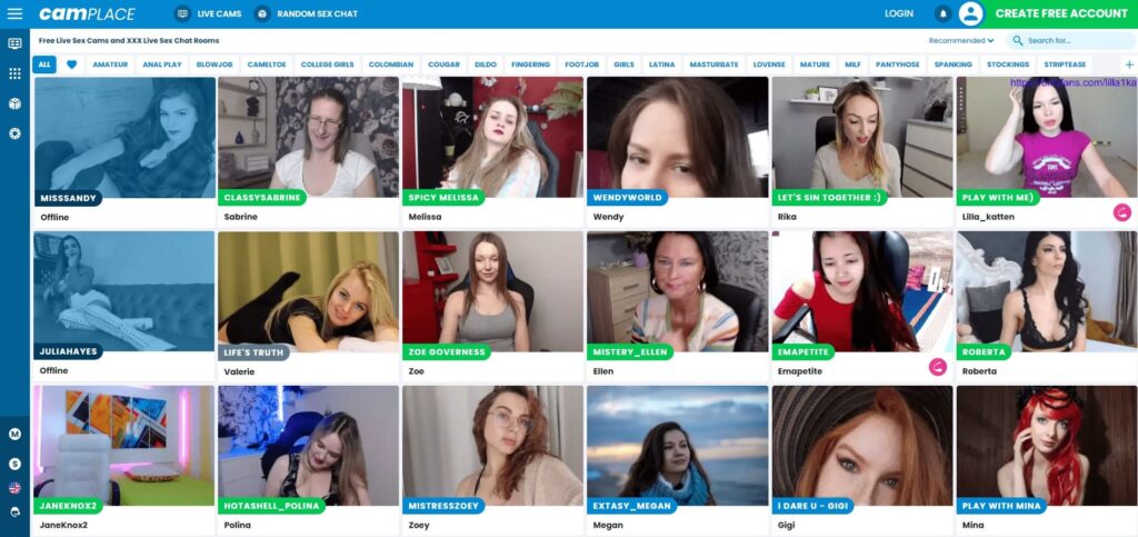 site like CamPlace