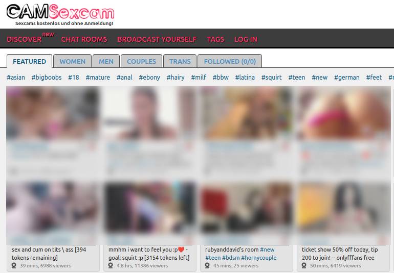 Die Besten Seiten ähnlich wie Camsexcam