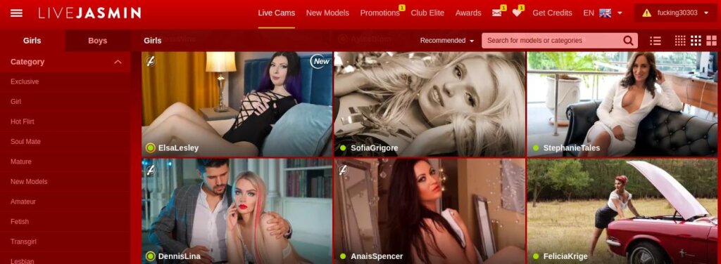 LiveJasmin Live Nude Cams