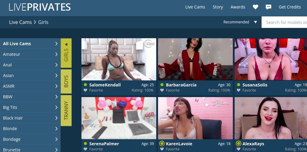 LivePrivates With Cam Girl