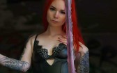 Screenshot Big7 rothaariges Cam Girl